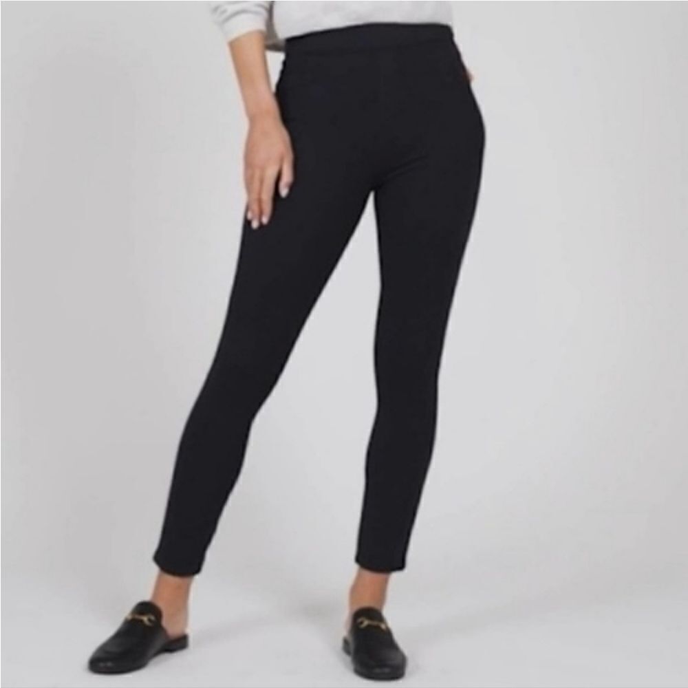 SPANX 20202R The Perfect Black Ponte Ankle Pant Medium